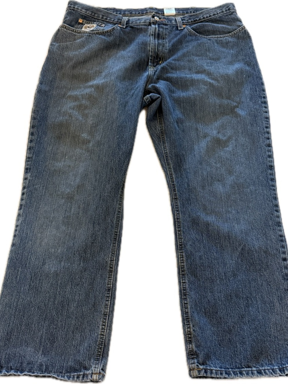 Cinch Jeans Mens 42x30 Relaxed Fit Blue Denim Western Cowboy Work Pants